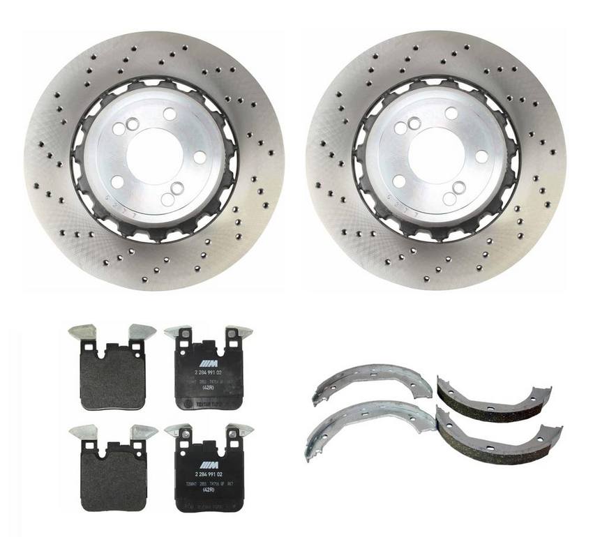 BMW Brake Kit - Pads and Rotors Rear (370mm)